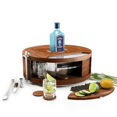 Limited Edition Gin Wheel Makes At-Home Bartending a Breeze